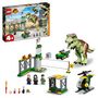 Voir la diapositive 2 : LEGO Jurassic World 76944 L'Évasion du T. Rex, Figurines et Jouet de Dinosaures, Avec Voiture, Hélicoptère et Aéroport, Pour Enfants de 4 Ans et Plus