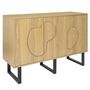 Voir la diapositive 3 : The Home Deco Factory Buffet 3 portes en bois CALYPSO - Marron