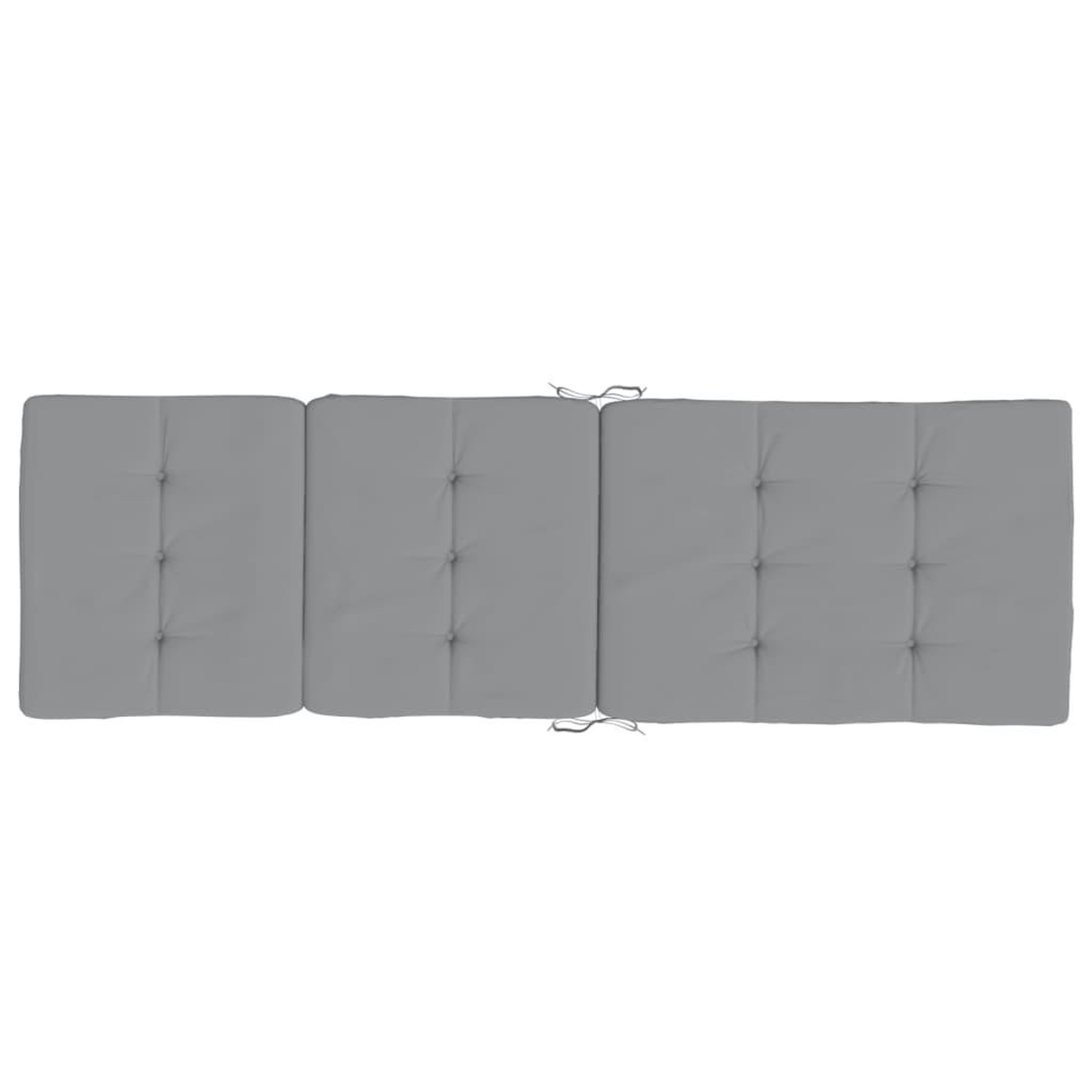 Voir la diapositive 5 : VIDAXL Coussins de chaise longue lot de 2 gris tissu oxford