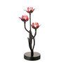 Voir la diapositive 2 : Paris Prix Lampe à Poser à LED  Fleur  36cm Noir & Rose