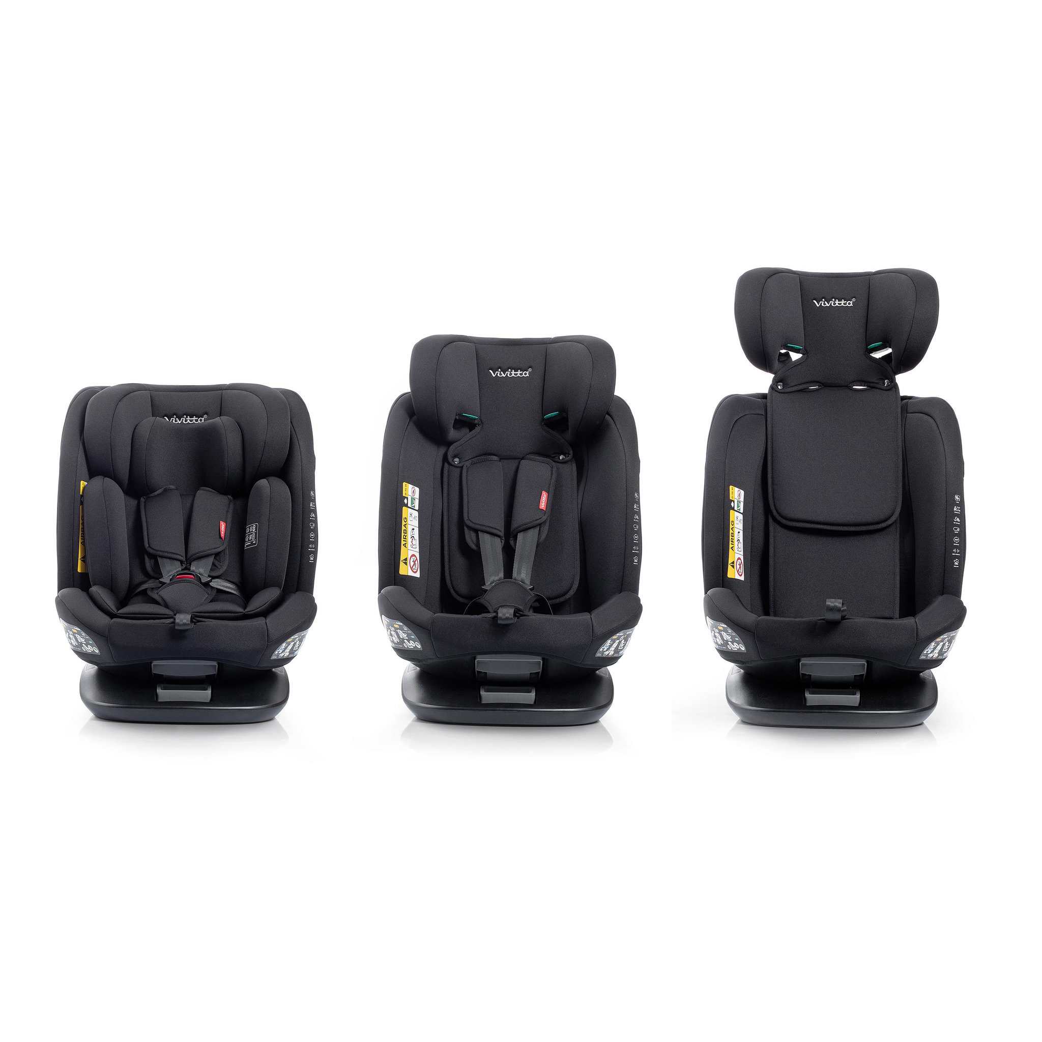 Voir la diapositive 6 : VIVITTA Siège auto garaia ifix top tether 40-150 cm