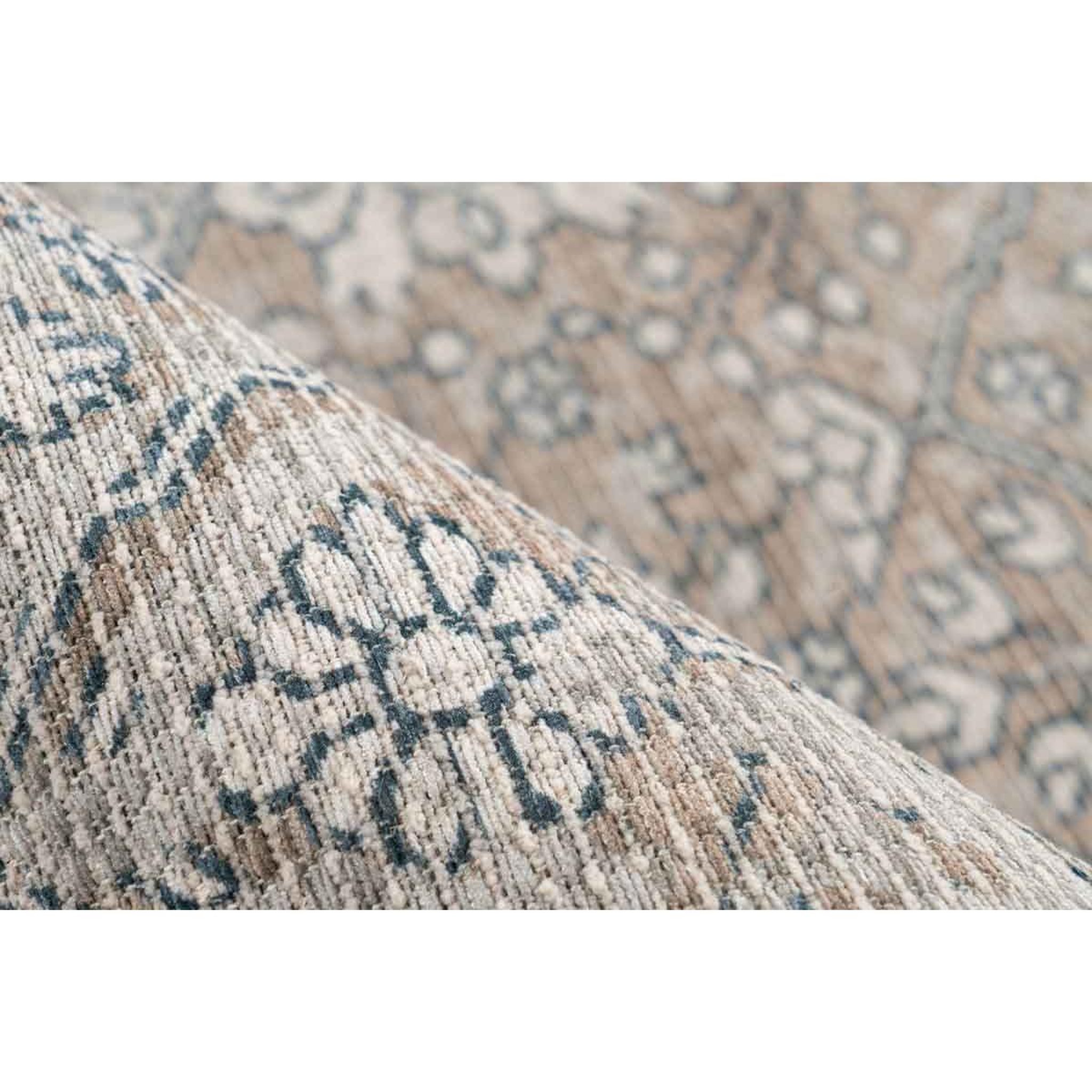 Voir la diapositive 3 : Paris Prix Tapis tissé vintage délavé  percy  kaki & beige