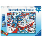 RAVENSBURGER Puzzle 200 pièces XXL - Sports d'Hiver