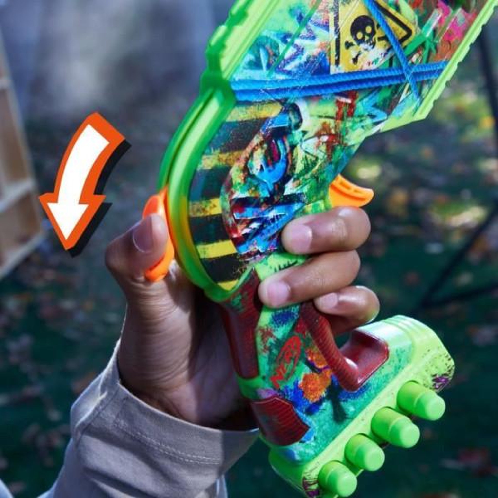 Voir la diapositive 5 : Nerf Jeu d adresse extérieur Nerf Zombie Driller