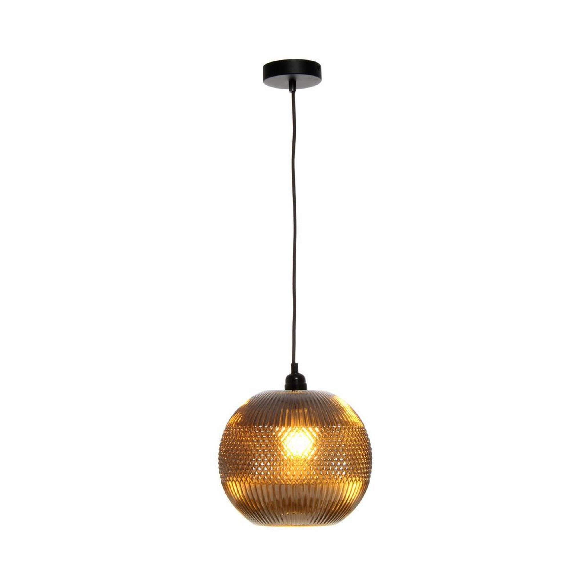 Voir la diapositive 4 : Paris Prix Lampe Suspension en Verre  Neptun  26cm Argent