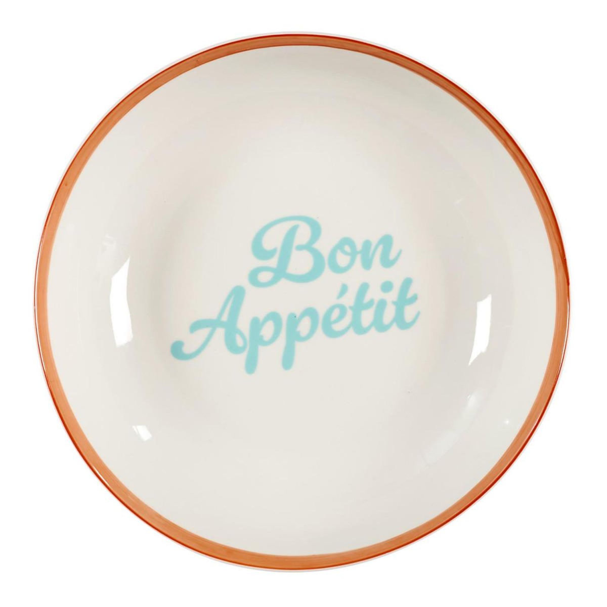 Paris Prix Lot de 4 Assiettes Creuses  Dolce Vita  20cm Multicolore