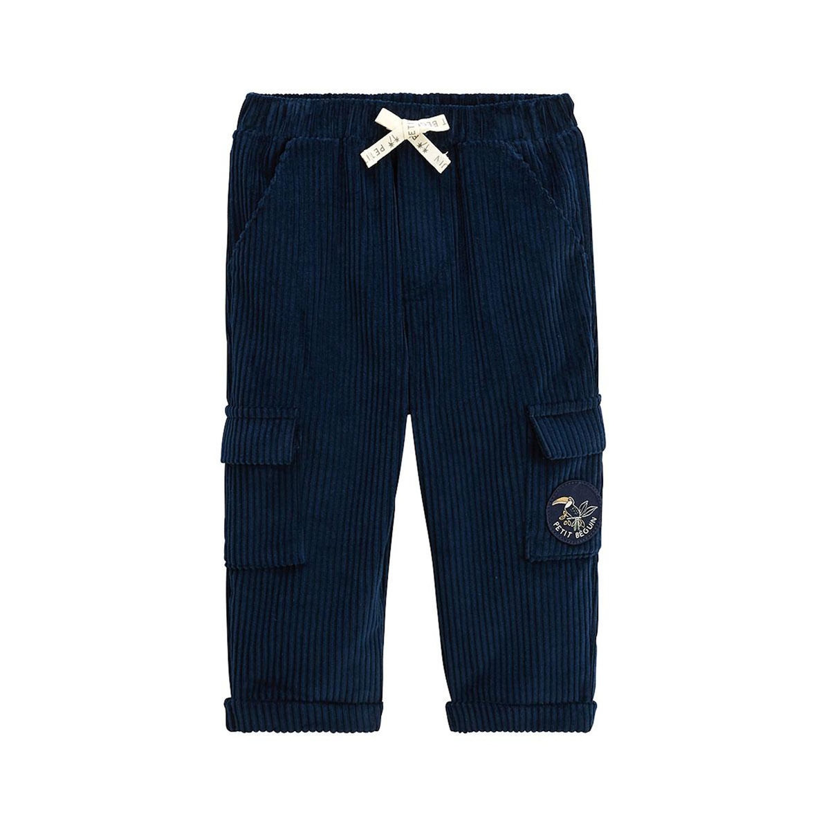 Petit Béguin Pantalon enfant en velours côtelé Boavista