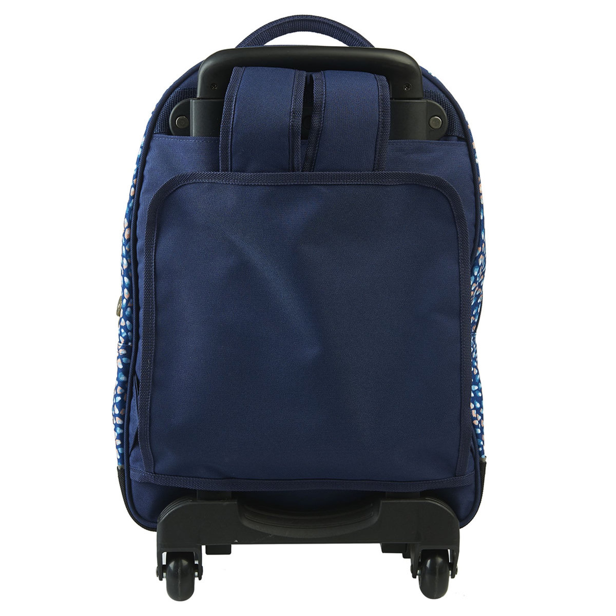 CHIPIE Sac à dos à roulettes rose et bleu