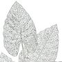 Voir la diapositive 2 : ATMOSPHERA Branche de 5 Feuilles Déco  Souffle Polaire  84cm Blanc