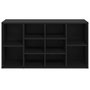Voir la diapositive 5 : VIDAXL Banc a chaussures Noir 103x30x54,5 cm Bois d'ingenierie
