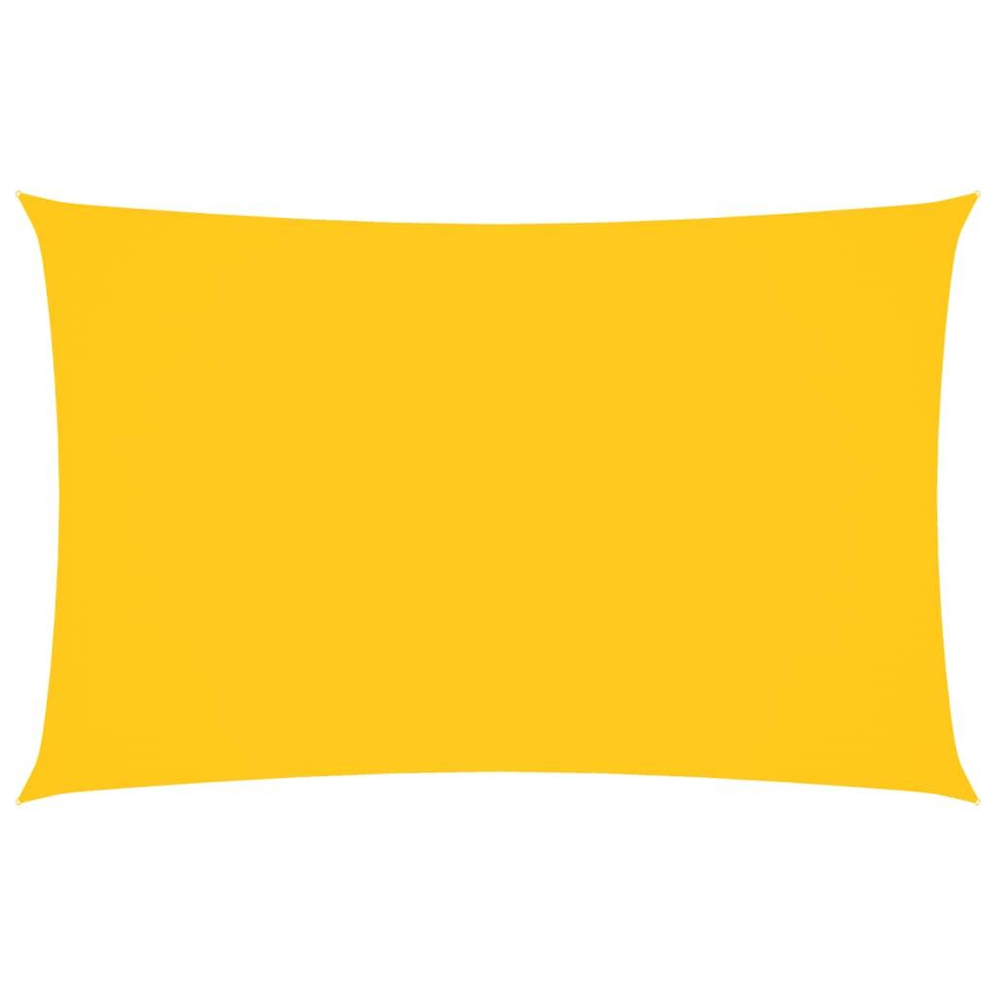 Voir la diapositive 2 : VIDAXL Voile de parasol tissu oxford rectangulaire 2x4,5 m jaune