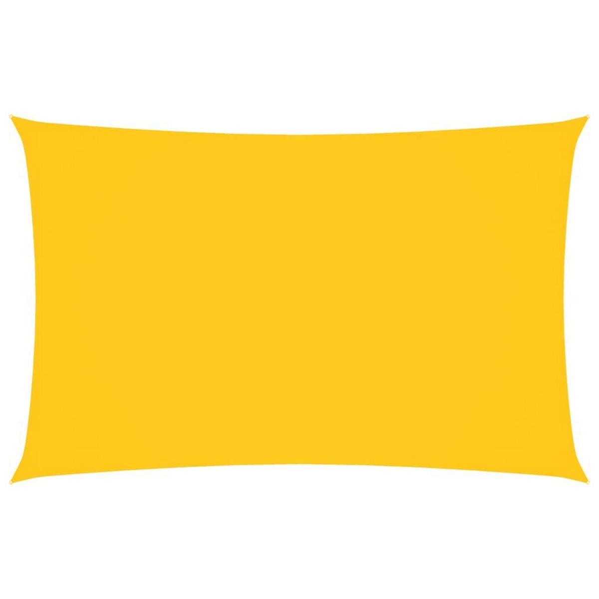 VIDAXL Voile de parasol tissu oxford rectangulaire 2x4,5 m jaune