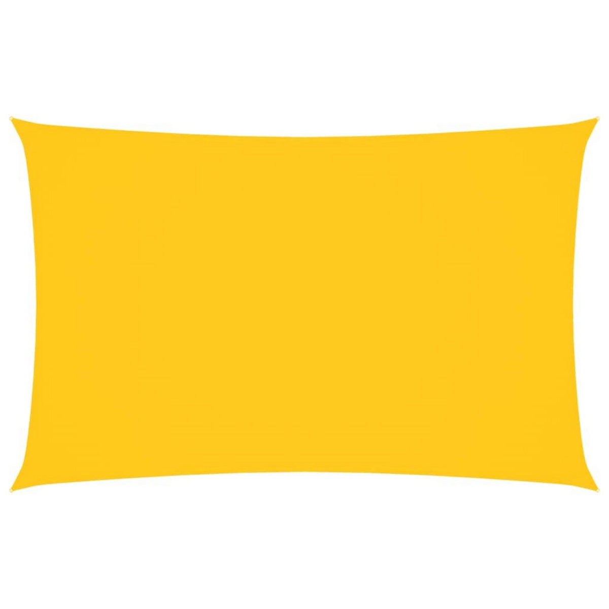VIDAXL Voile de parasol tissu oxford rectangulaire 2x4,5 m jaune