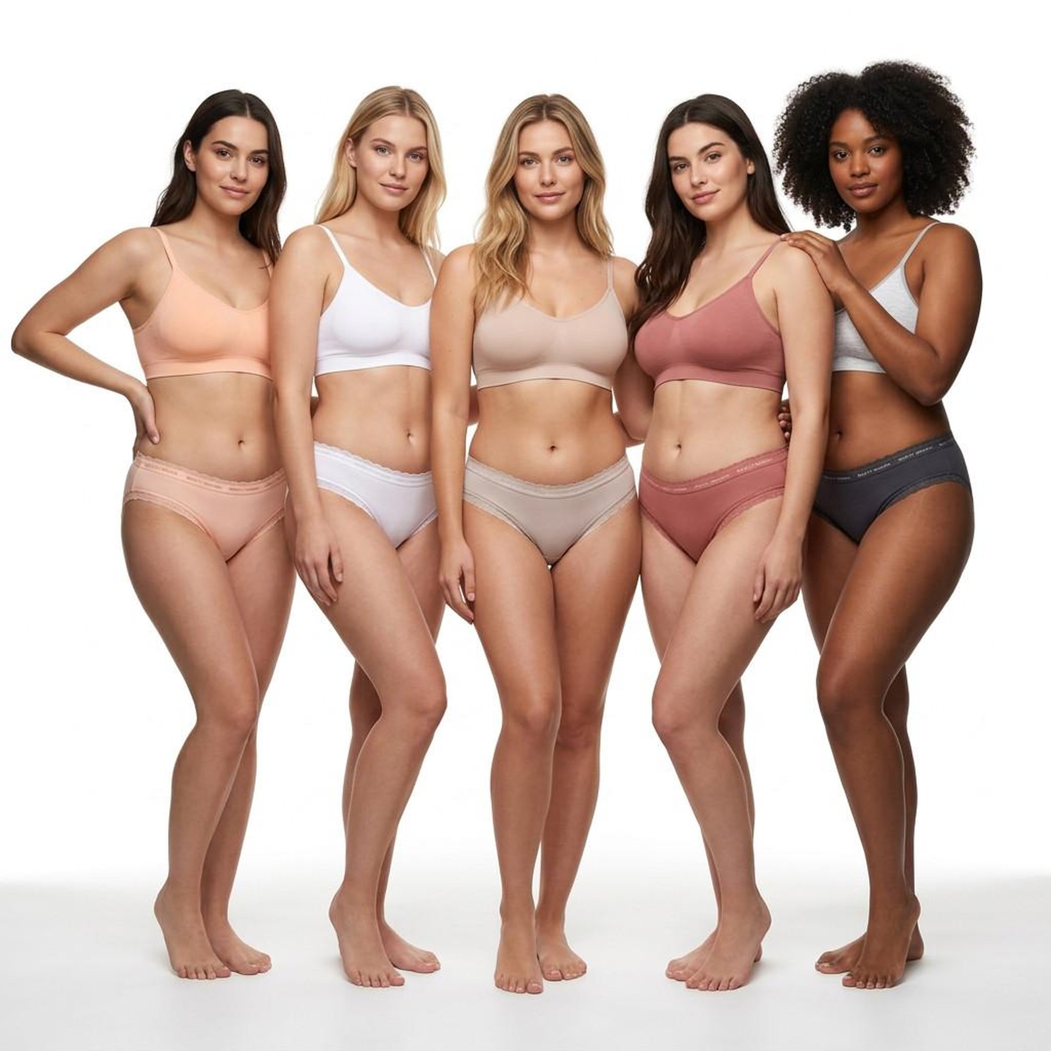 Voir la diapositive 6 : OZABI OZABI Lot 5 Culottes Femme Coton Mini Dentelle Nœud Satin
