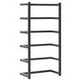 Voir la diapositive 5 : VIDAXL Porte-serviette Noir 24x12x48 cm Acier