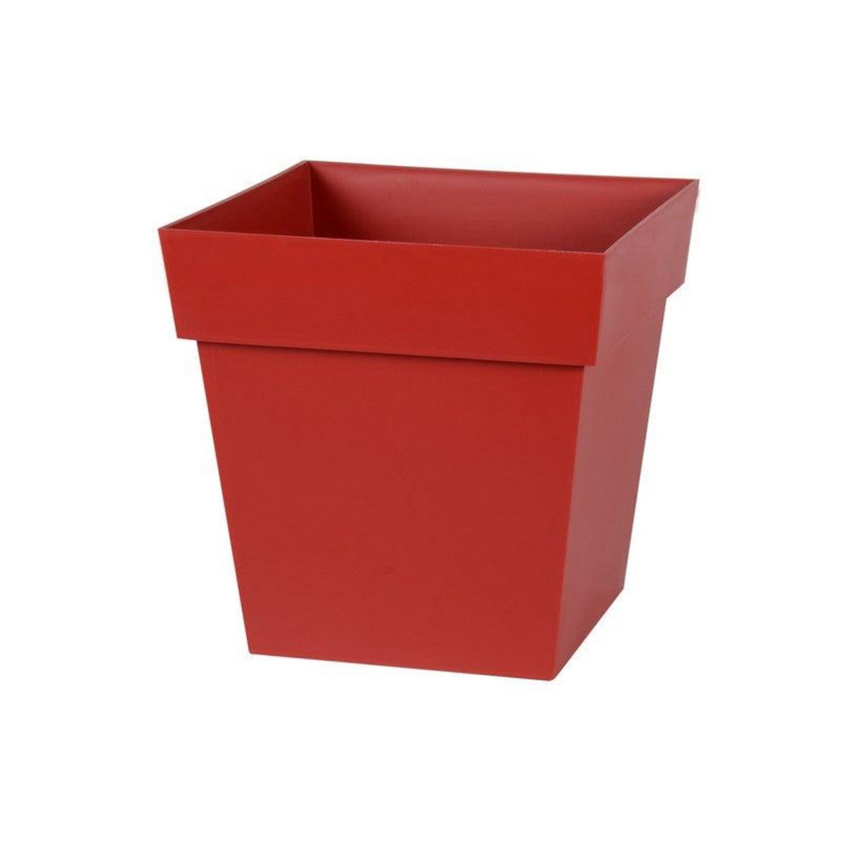 Eda Pot Plastique L.32 X L.32 X H.32 Cm Rouge Rubis