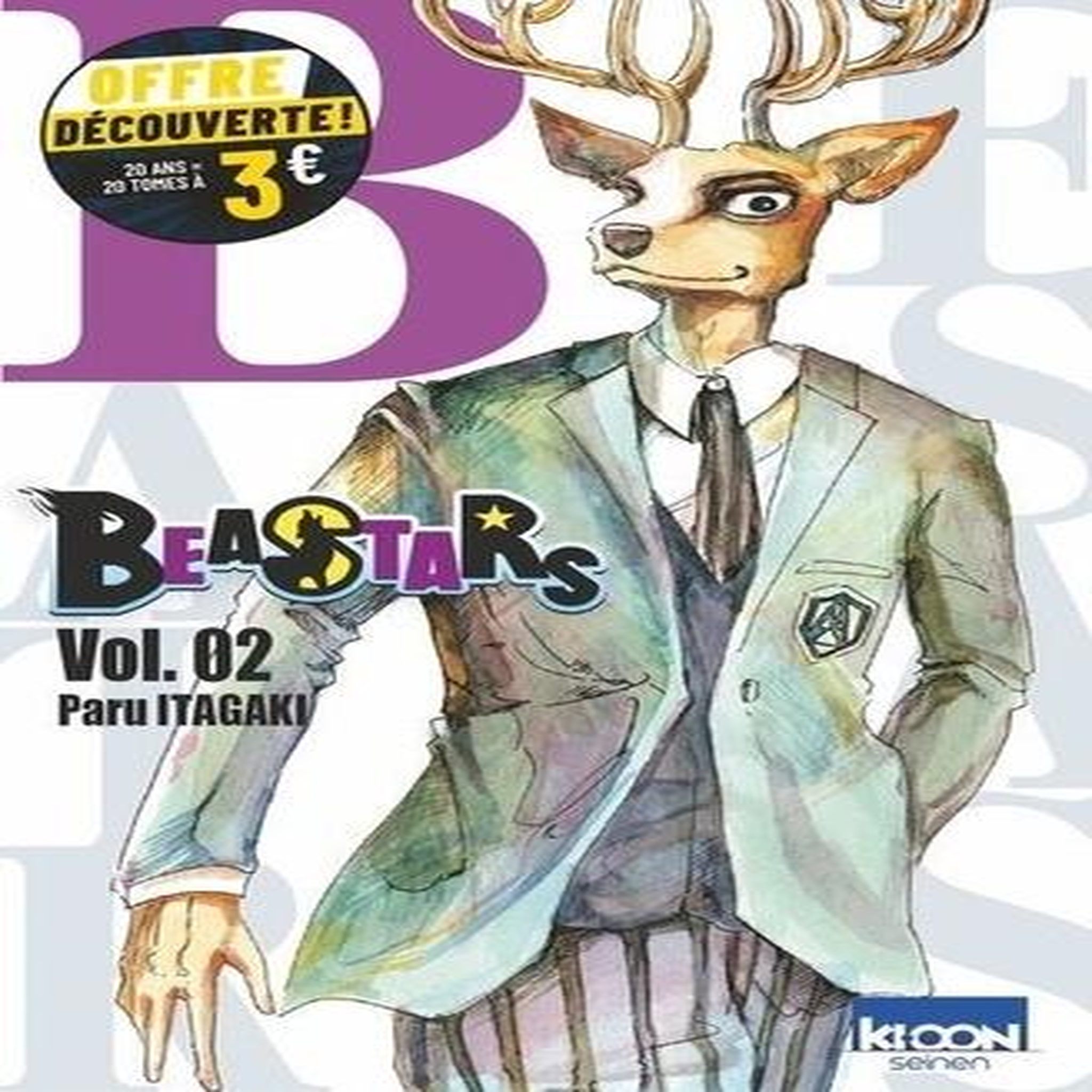 BEASTARS TOME 2 , Itagaki Paru