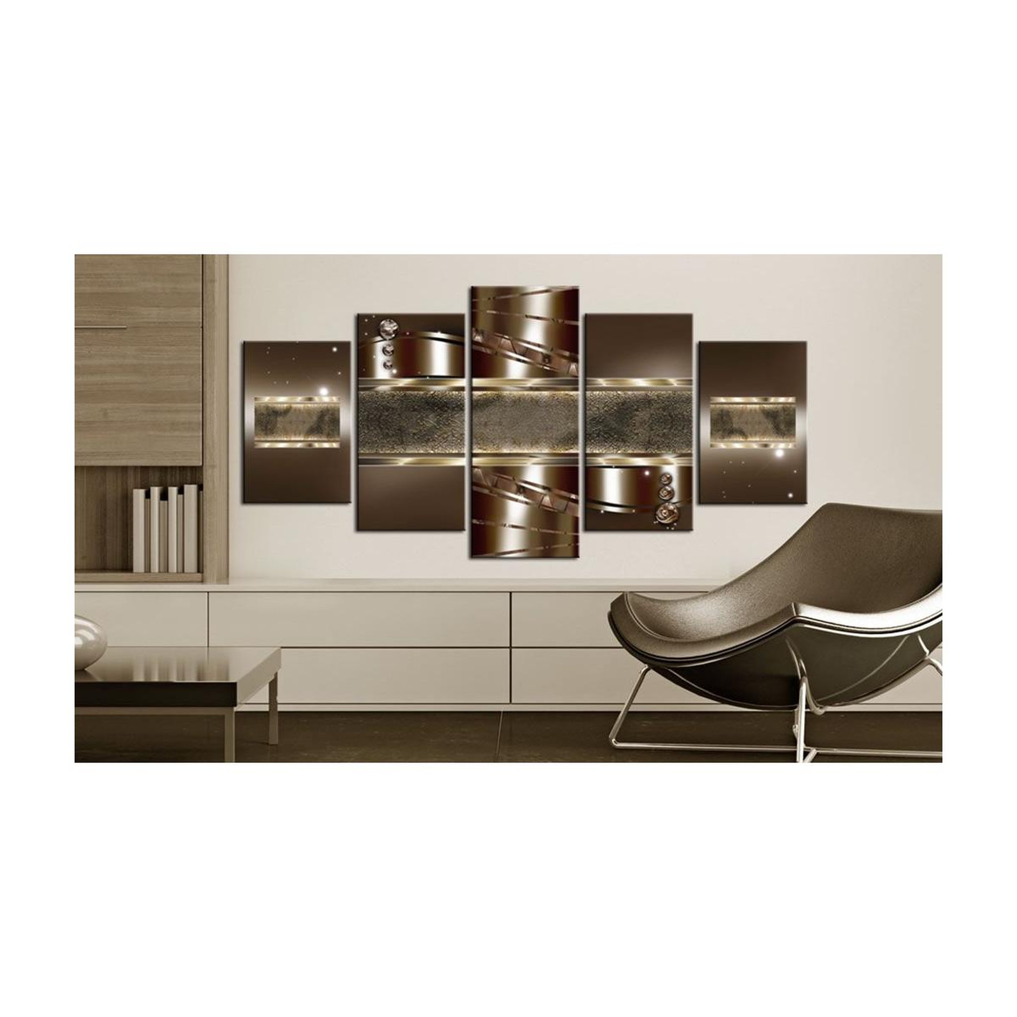 Voir la diapositive 2 : Paris Prix Tableau Imprimé  Brown Mirage