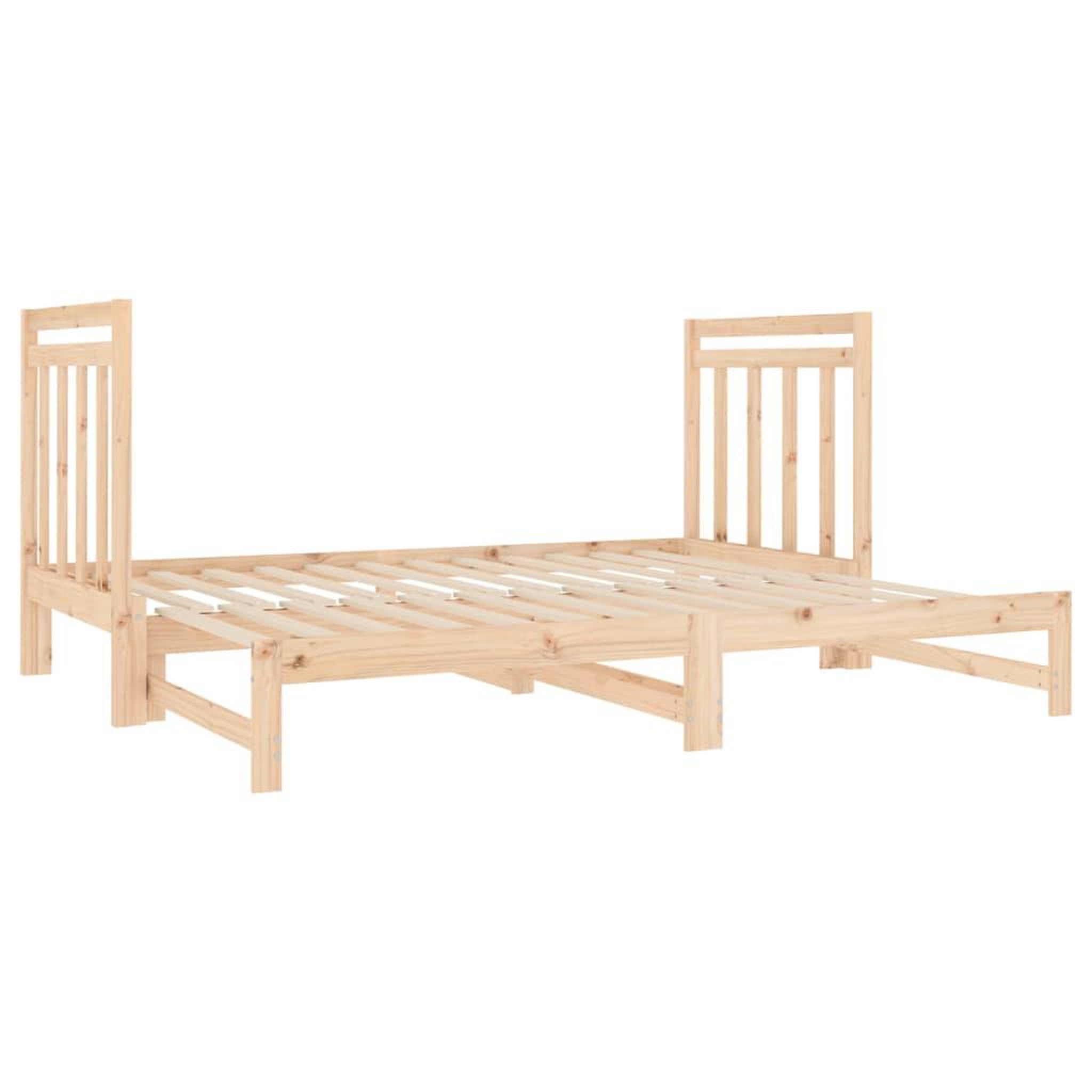 Voir la diapositive 5 : VIDAXL Lit coulissant sans matelas 2x(90x190) cm