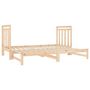 Voir la diapositive 5 : VIDAXL Lit coulissant sans matelas 2x(90x190) cm