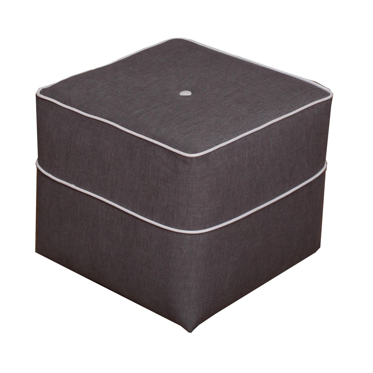 Pouf tissu MUSTANG