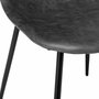 Voir la diapositive 5 : ATMOSPHERA Lot de 4 Chaises Métal  Vladi  82cm Gris
