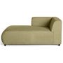 Voir la diapositive 5 : LISA DESIGN Suaro - module d'assise méridienne gauche en tissu texturé