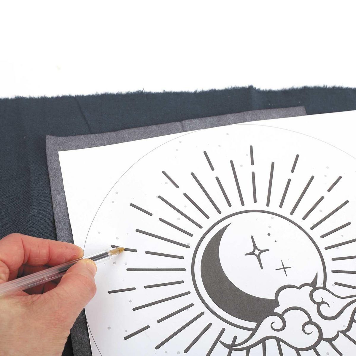 Graine créative Kit broderie décorative céleste