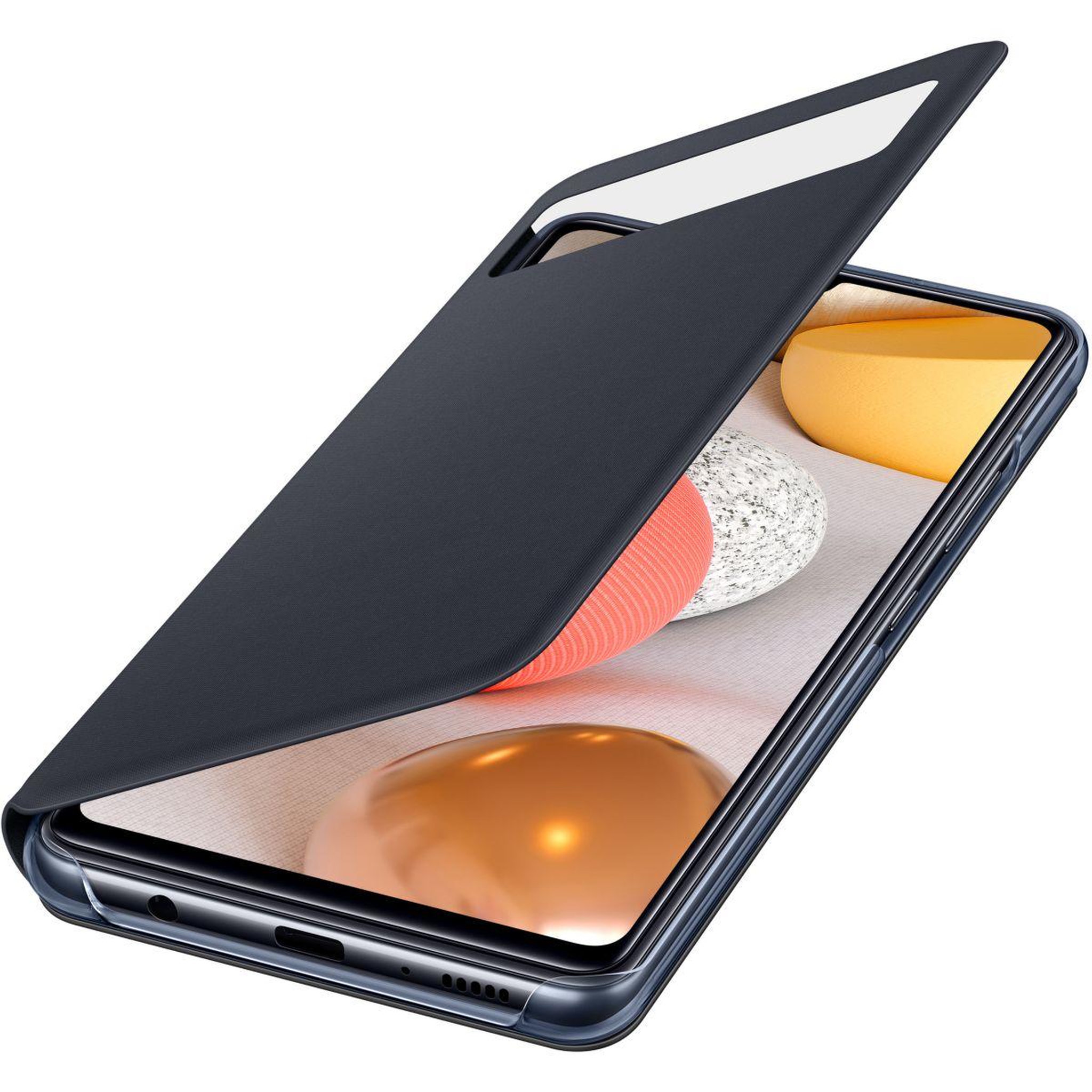 Voir la diapositive 3 : Samsung Etui a42 5g view cover noir