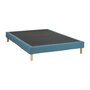 Voir la diapositive 2 : DEKO DREAM Sommier tapissier - 160x200 cm - Bleu turquoise - Kit - DEKO DREAM Eazyx