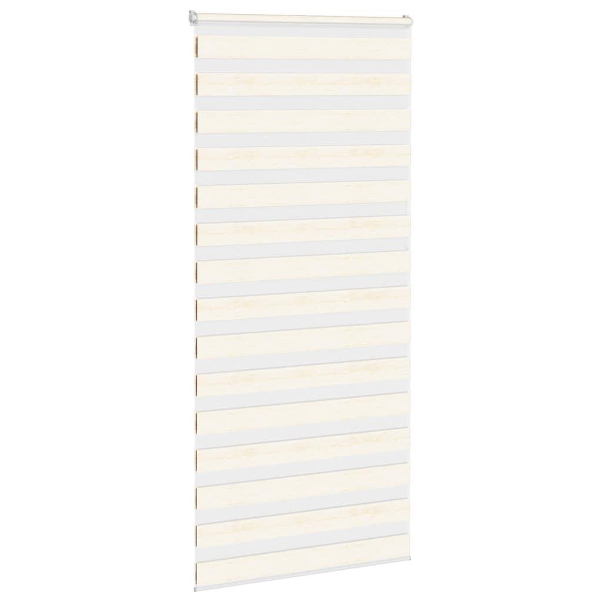 Voir la diapositive 3 : VIDAXL Store zebre beige marbre largeur du tissu 95,9 cm polyester