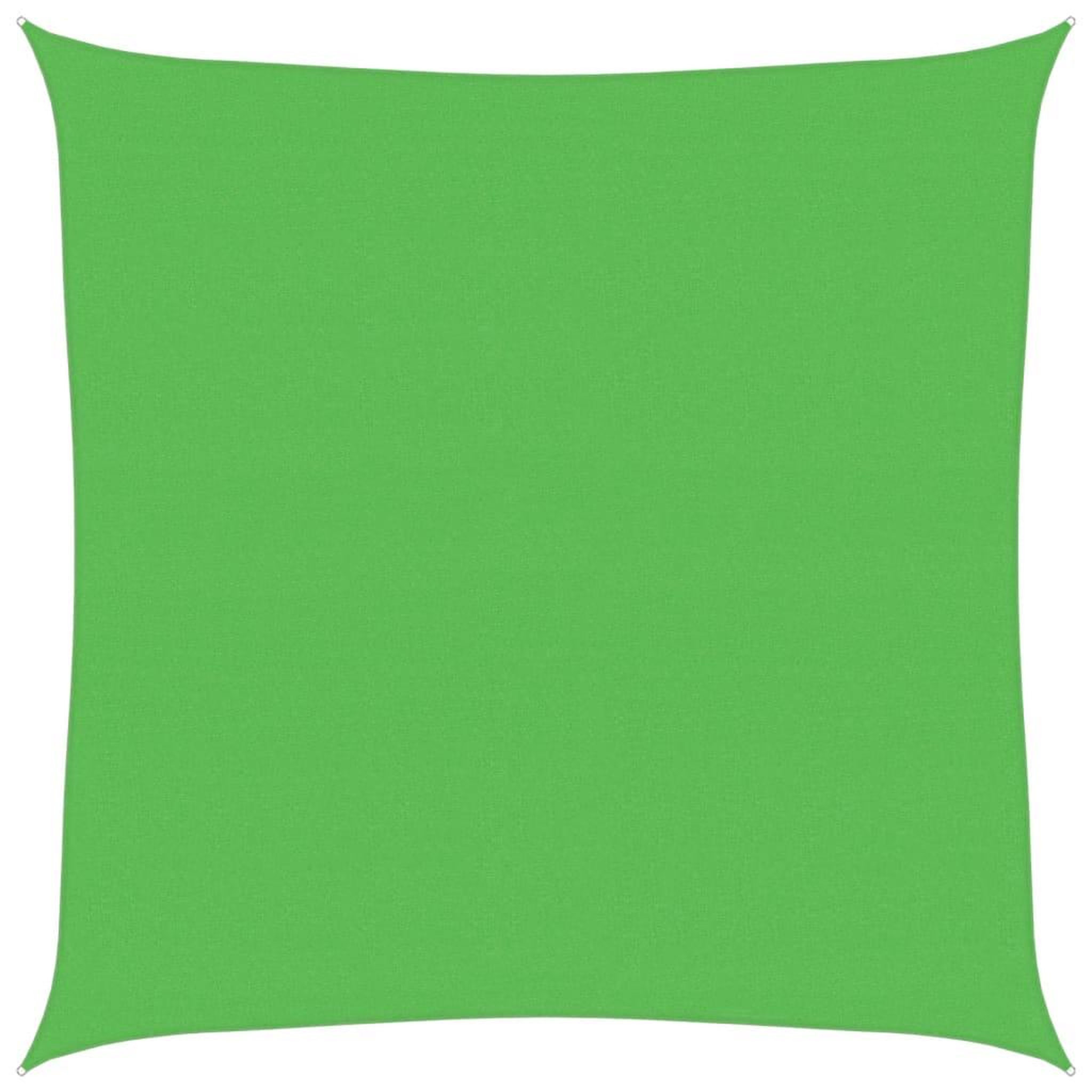 Voir la diapositive 2 : VIDAXL Voile d'ombrage 160 g/m^2 Vert clair 4x4 m PEHD