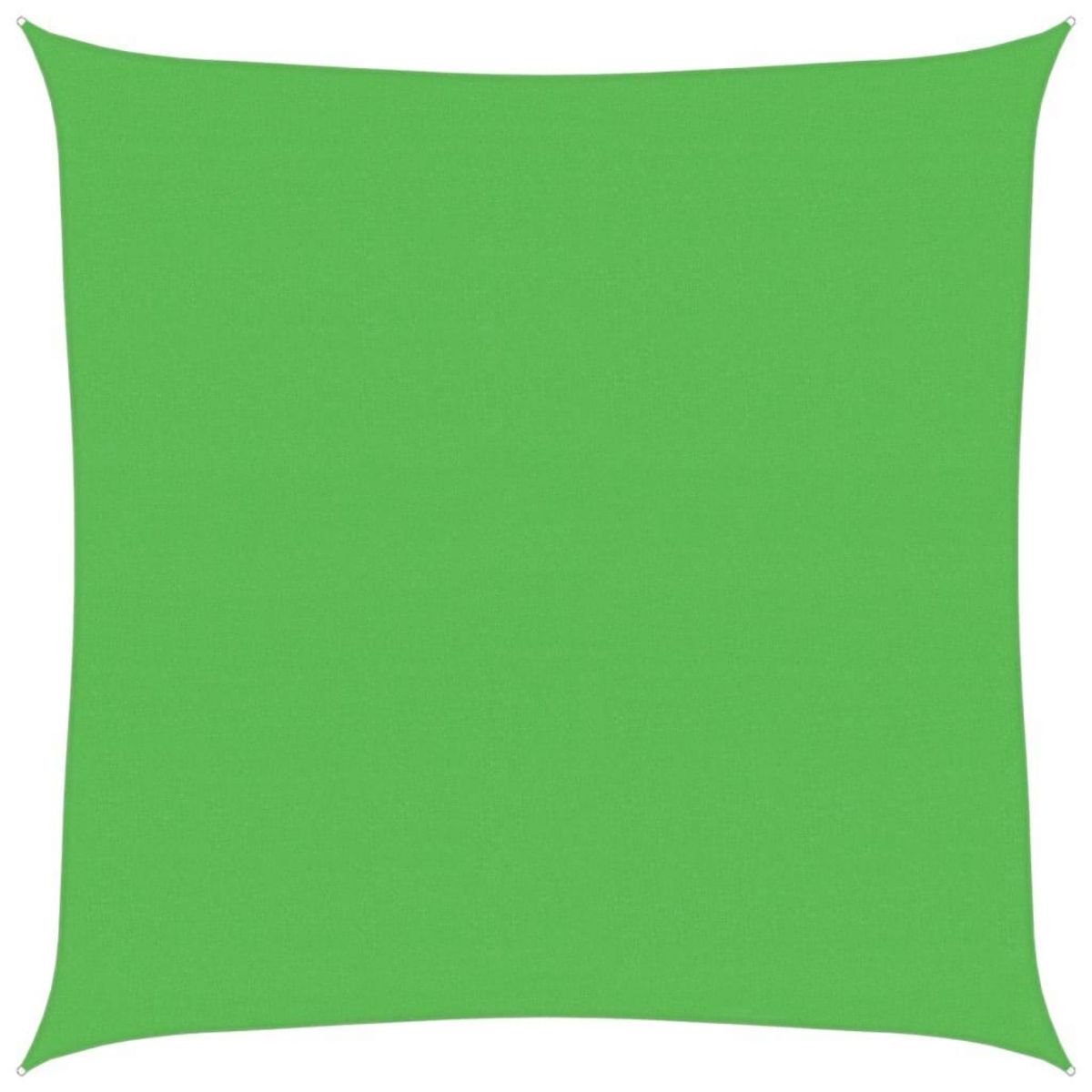 VIDAXL Voile d'ombrage 160 g/m^2 Vert clair 4x4 m PEHD