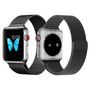 Voir la diapositive 3 : IBROZ Bracelet Apple Watch 38/40/41mm Maille noir