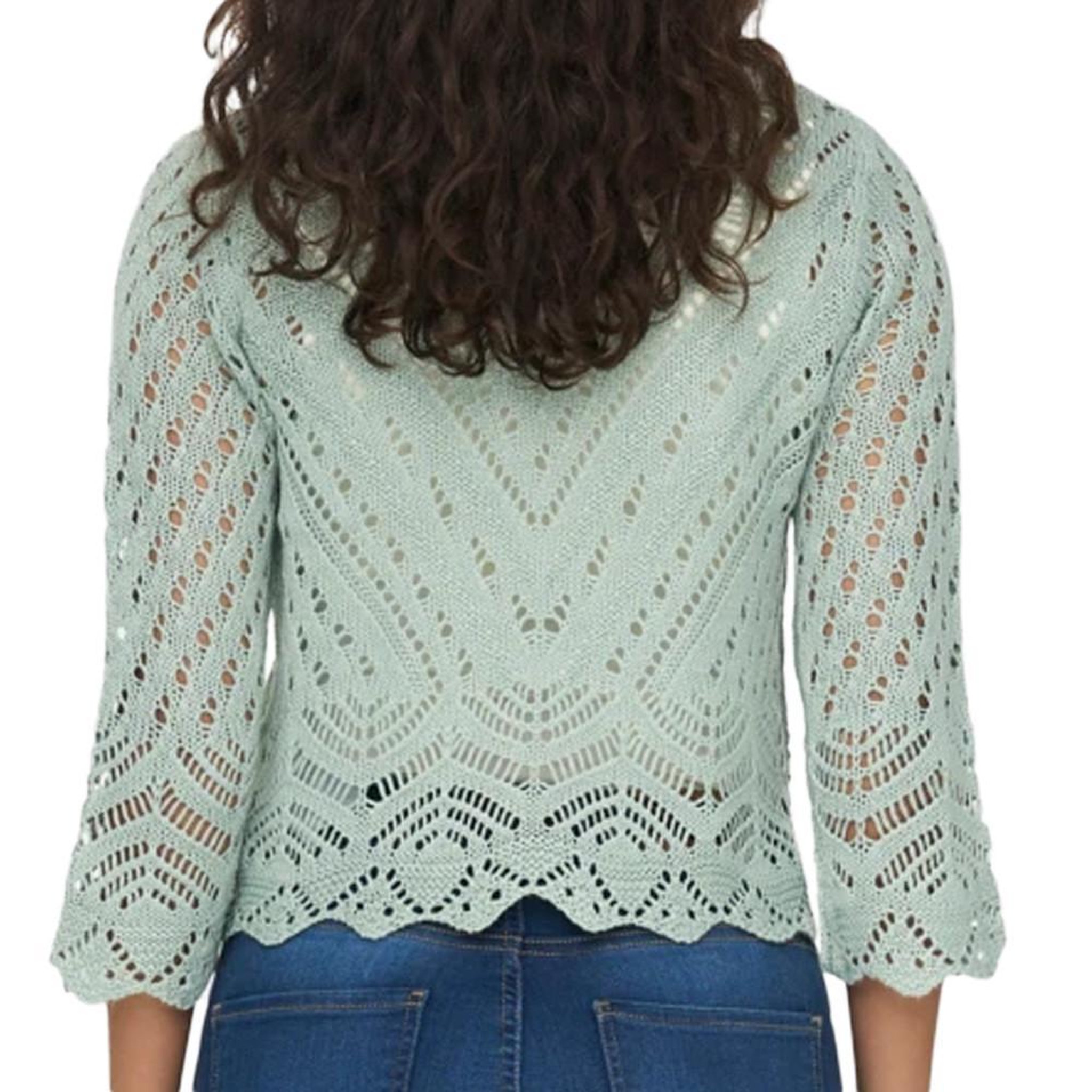 Voir la diapositive 2 : JACQUELINE DE YONG Pull En Maille Vert pastel Femme JDY NEW