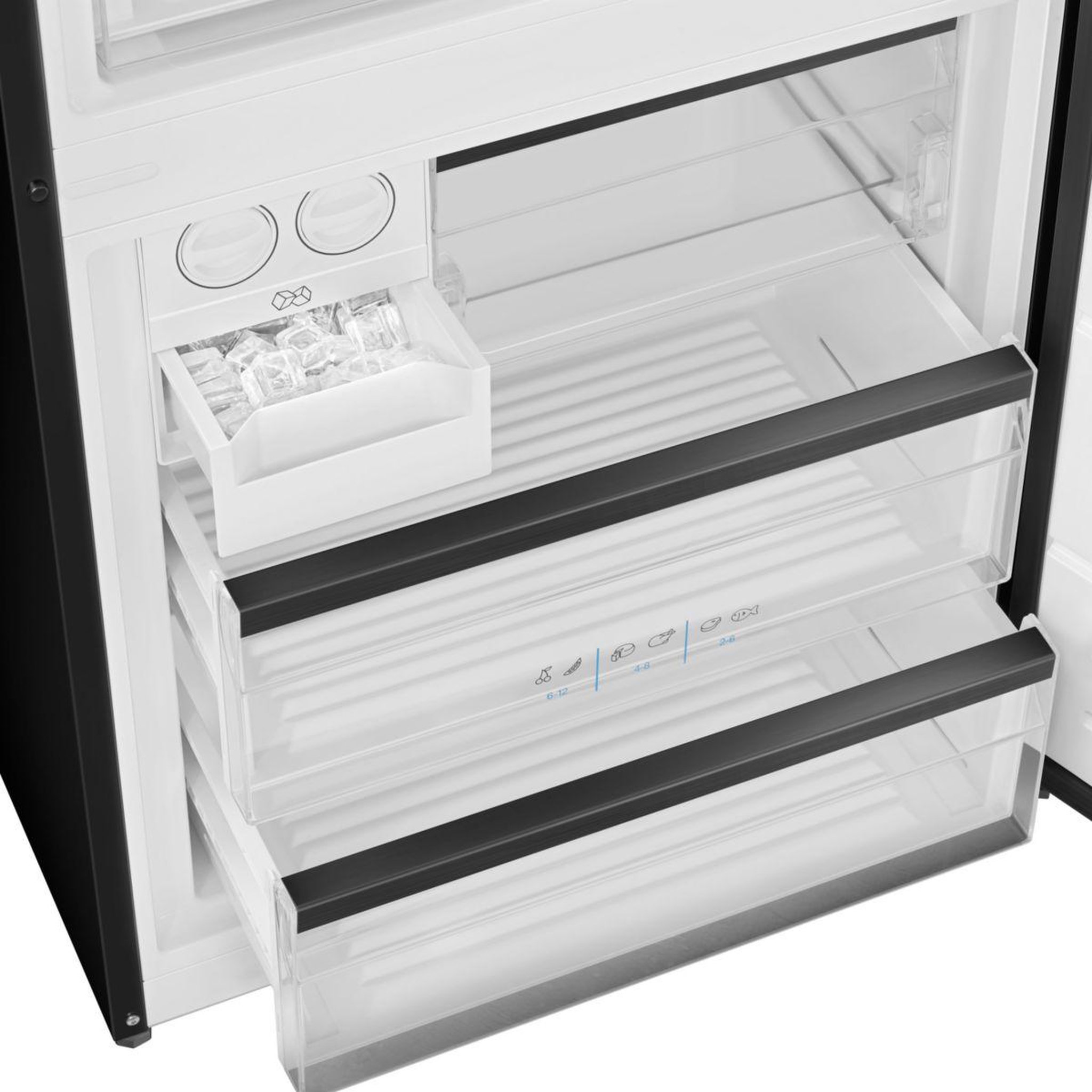 Voir la diapositive 5 : SMEG Réfrigérateur combiné FC48BGND