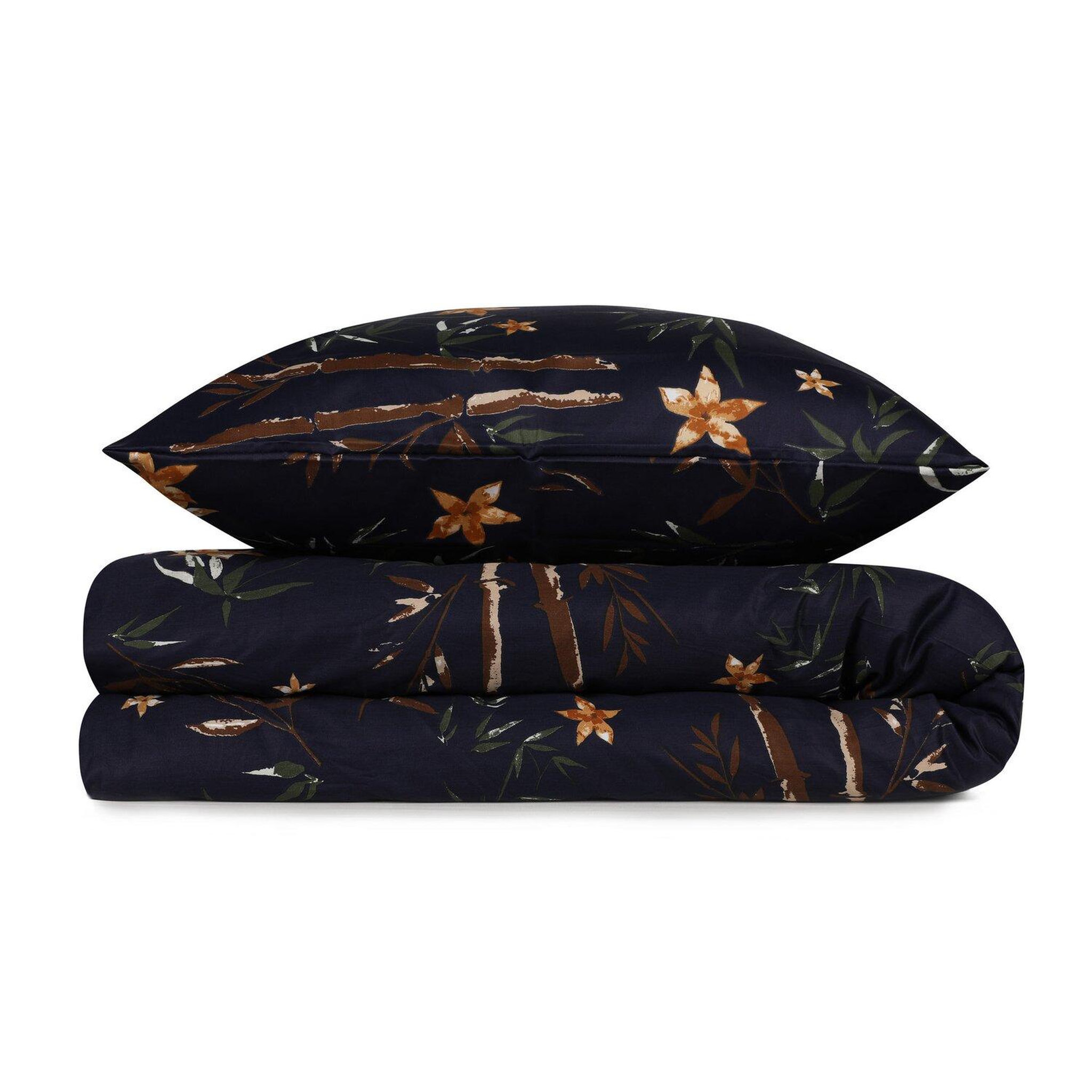 Voir la diapositive 2 : Home collection Parure housse de couette avec une taie(s) 100 % satin de coton Bamboo