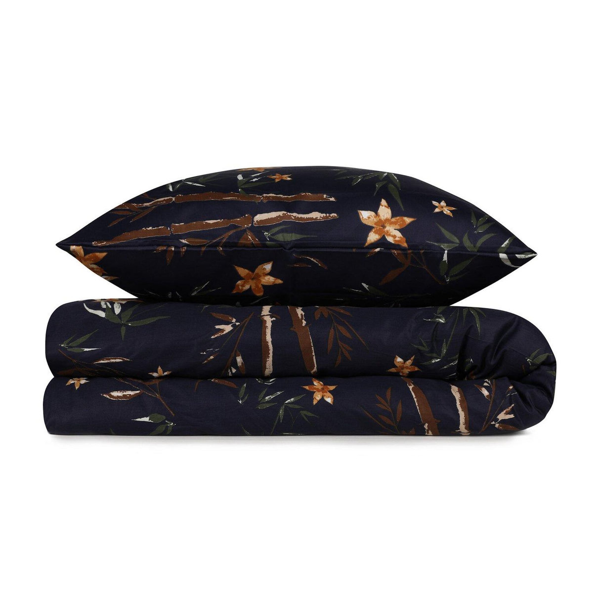 Home collection Parure housse de couette avec une taie(s) 100 % satin de coton Bamboo