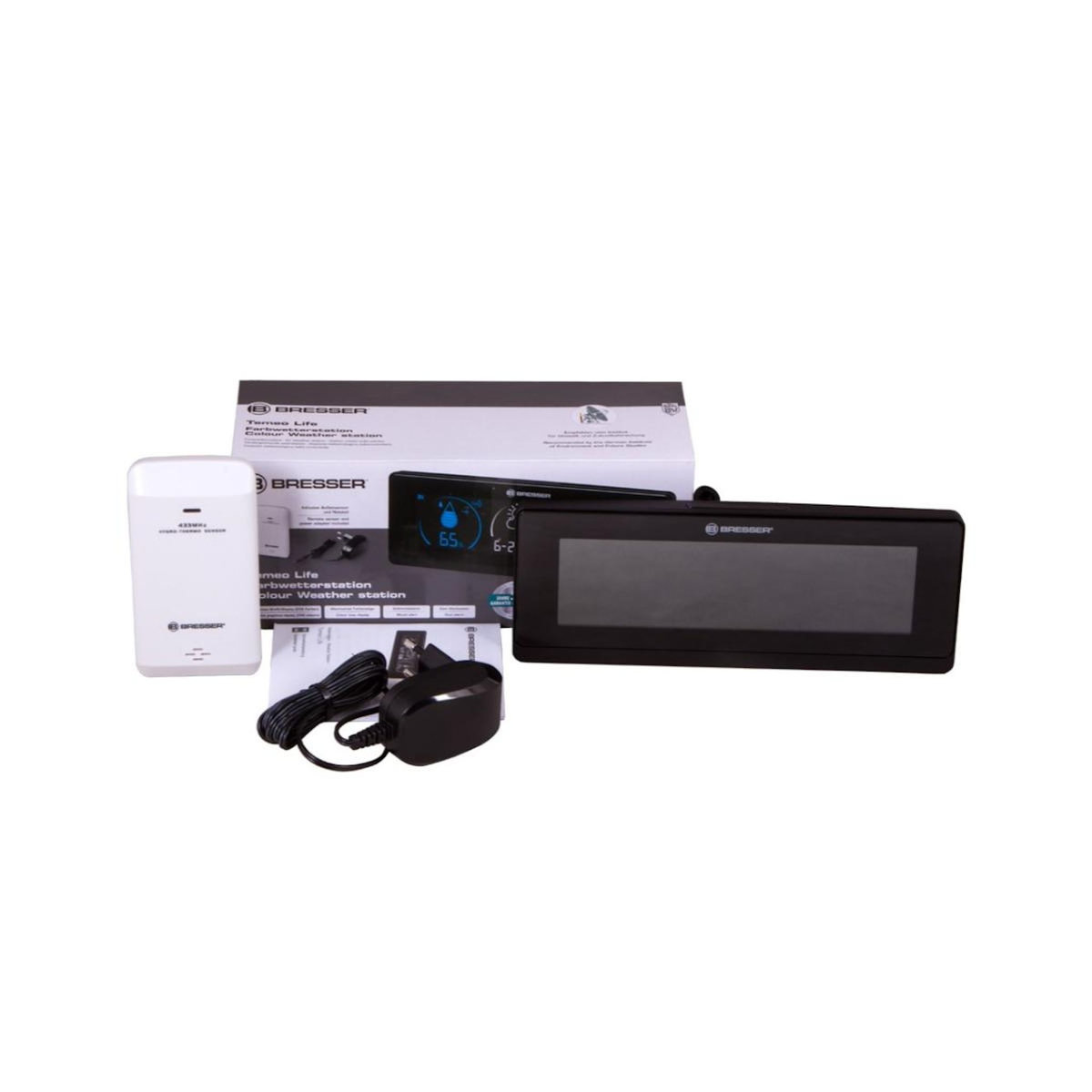 Bresser Station météo couleur  Temeo Life noir