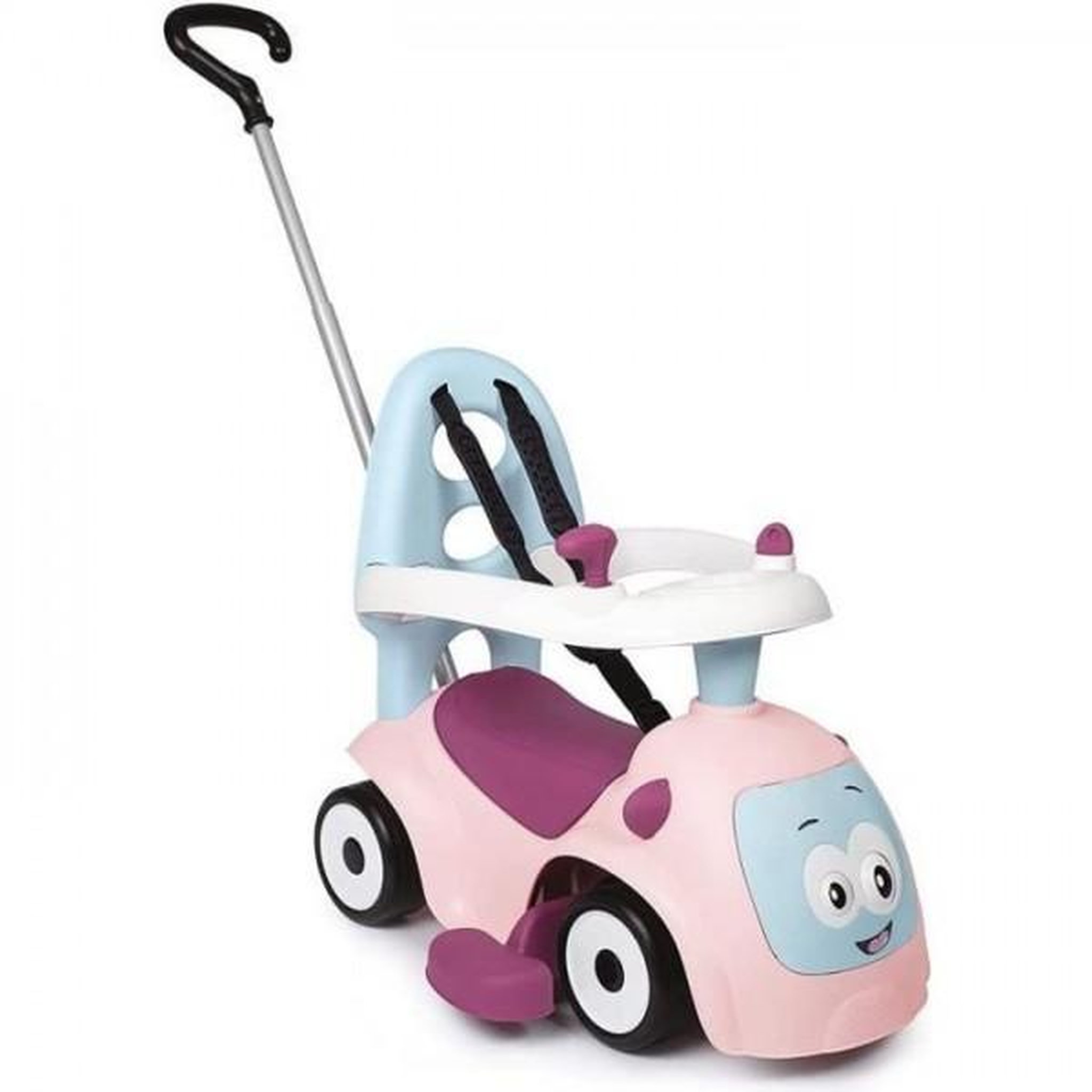 SMOBY Porteur Trotteur Smoby -  Maestro Balade Rose - Pour Enfant Des 6 Mois - Evolutif - Roues Silencieuses - Klaxon