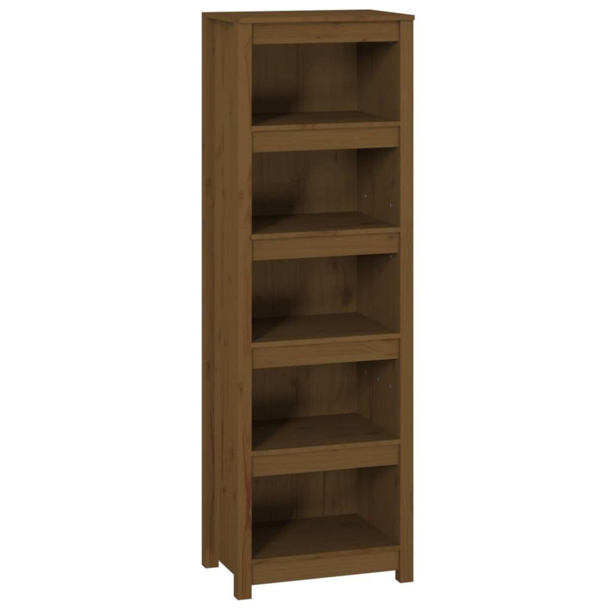 VIDAXL Bibliotheque Marron miel 50x35x154 cm Bois de pin massif