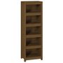 Voir la diapositive 2 : VIDAXL Bibliotheque Marron miel 50x35x154 cm Bois de pin massif