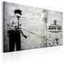 Voir la diapositive 1 : Paris Prix Tableau  Graffiti Area Police & a Dog - Banksy