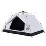 Voir la diapositive 4 : VIDAXL Tente de camping a dome 3 personnes liberation rapide