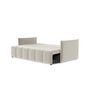 Voir la diapositive 3 : BEST MOBILIER Petra - canapé 3 places convertible avec coffre - en velours