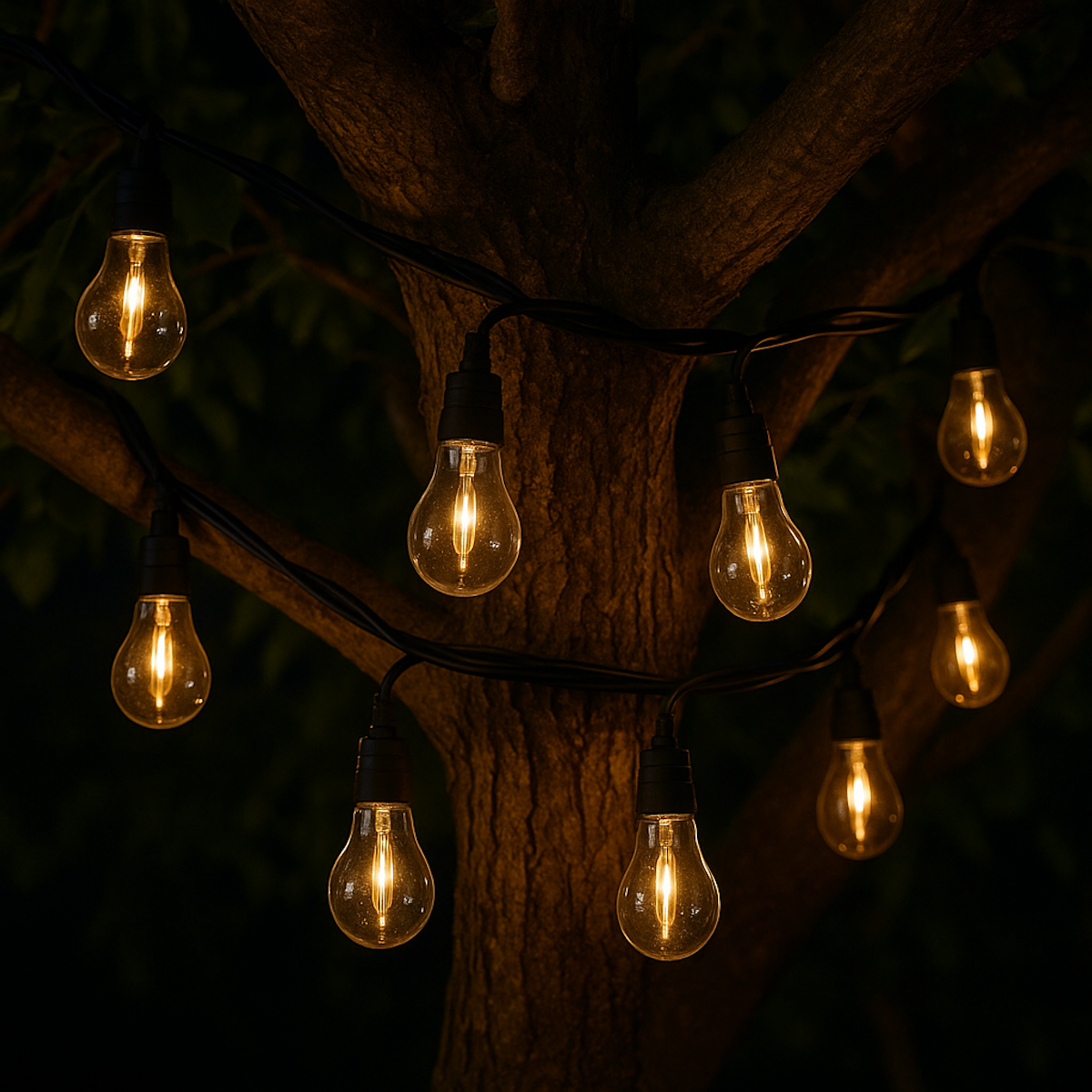 Lumisky Guirlande lumineuse extérieur connectable PARTY Noir Plastique 7,5m