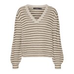 Vero Moda Pull Beige/ Femme Vero  oda  earth. Coloris disponibles : Beige