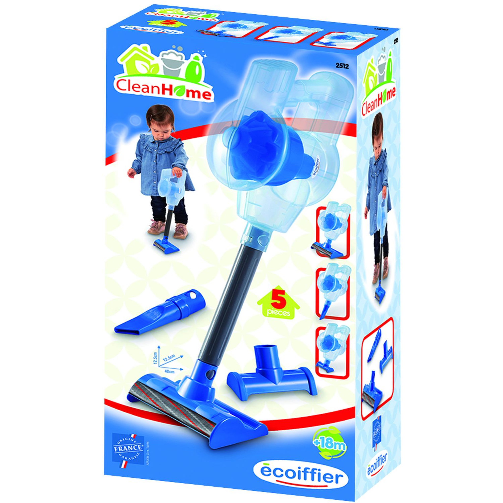 Voir la diapositive 5 : ECOIFFIER Jeu Aspirateur Balai
