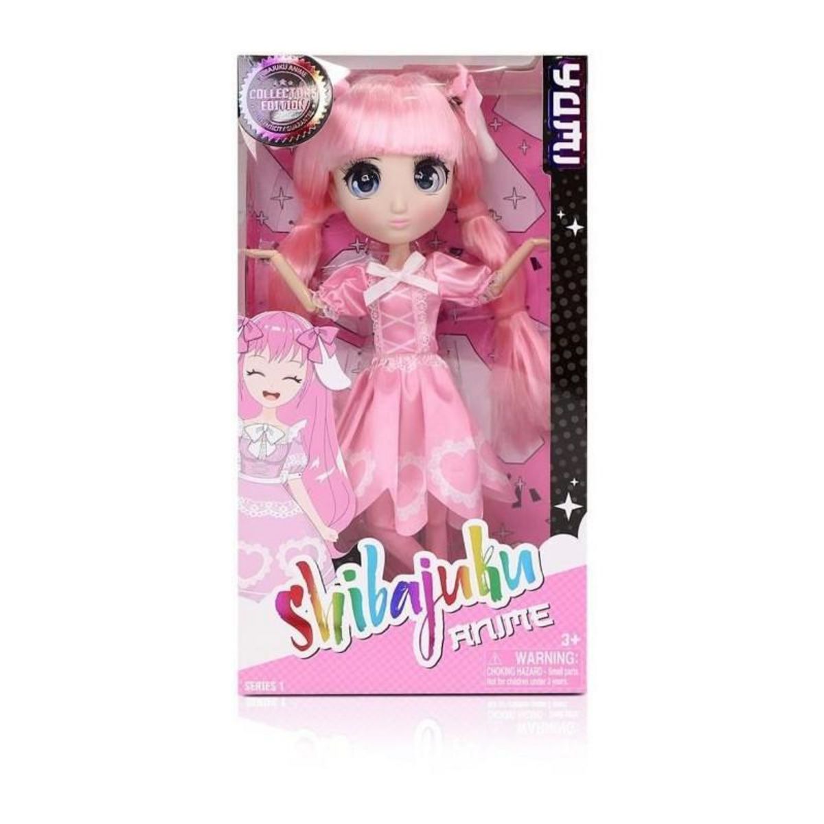 BANDAI Grande Poupée Kawai style Japon 30 cm - Poupée Yumi - BANDAI - Licence Officielle Shibajuku Anime