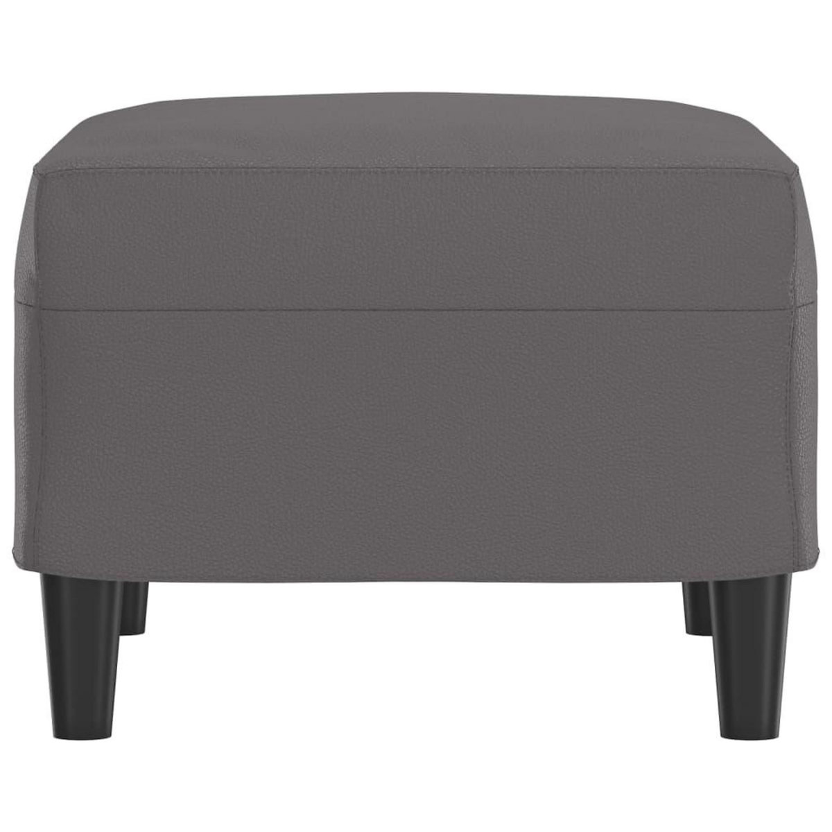 VIDAXL Repose-pied Gris 60x50x41 cm Similicuir